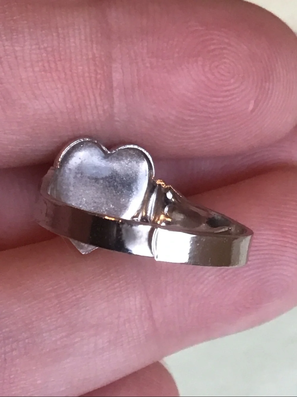 Two Vintage Turquoise Silver-toned Rings, Adjustable